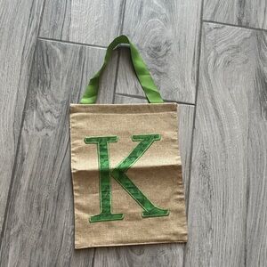 Pottery Barn “K” Initial Hanging Pendant
